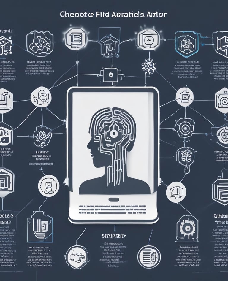 A friendly team collaborating around a table with laptops and notes.