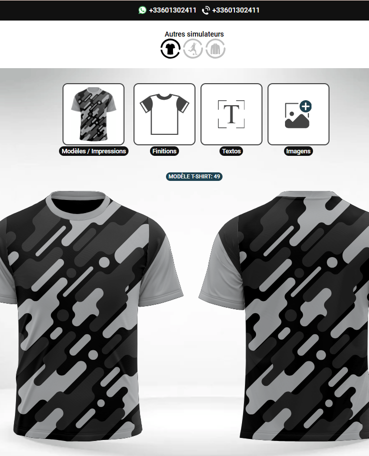 a t - shirt with a black and white shirt