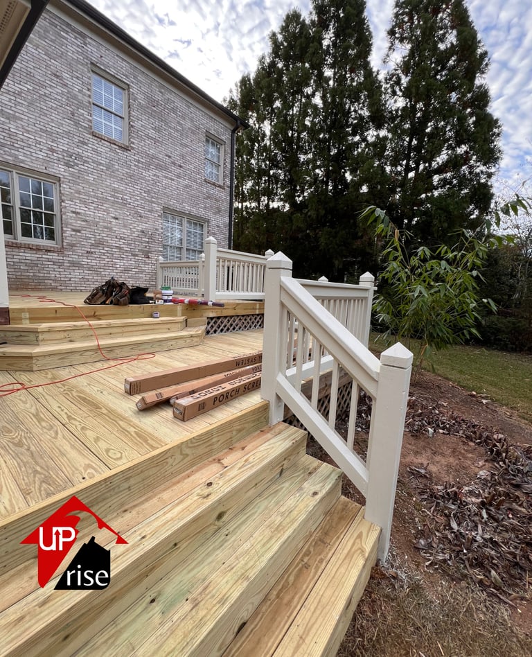 Deck build completed in Matthews NC