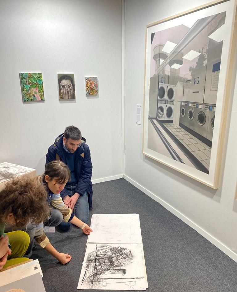 Marine Bikard Drawing now 2026 fusain