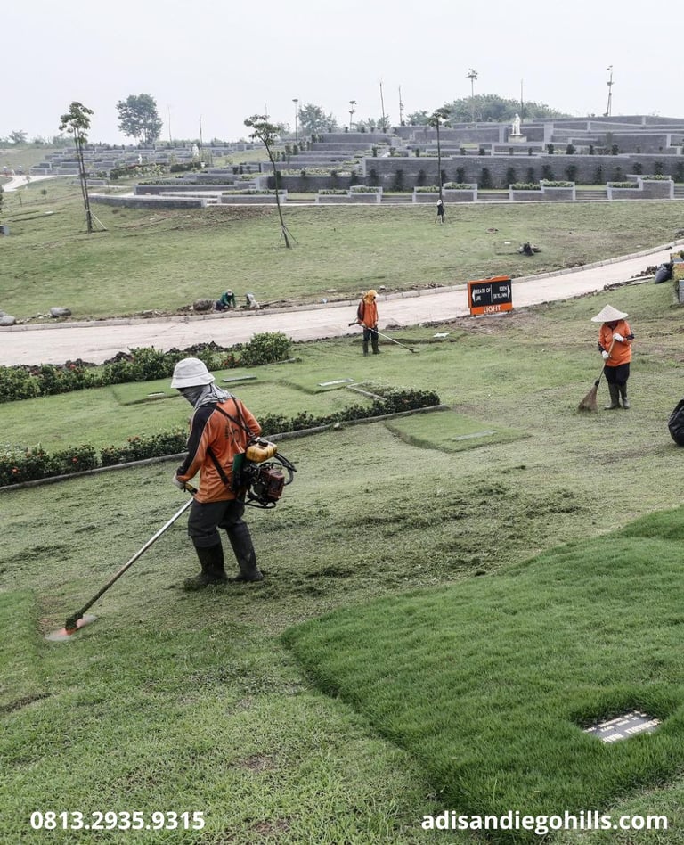 San Diego Hills Memorial Park Karawang merawat makam abadi secara profesional
