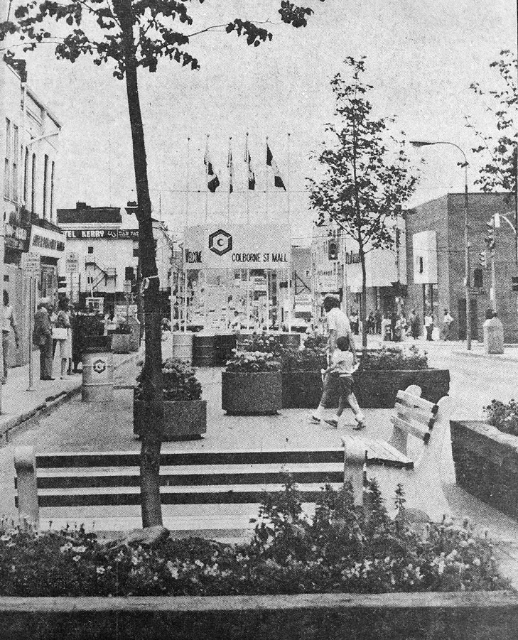 Colborne Street mall 1974
