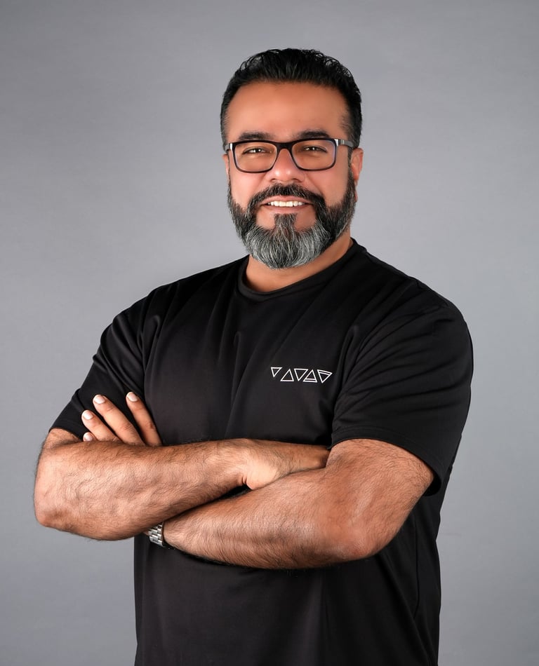 Executive business portrait highlighting leadership and confidence in a high-quality studio setup..