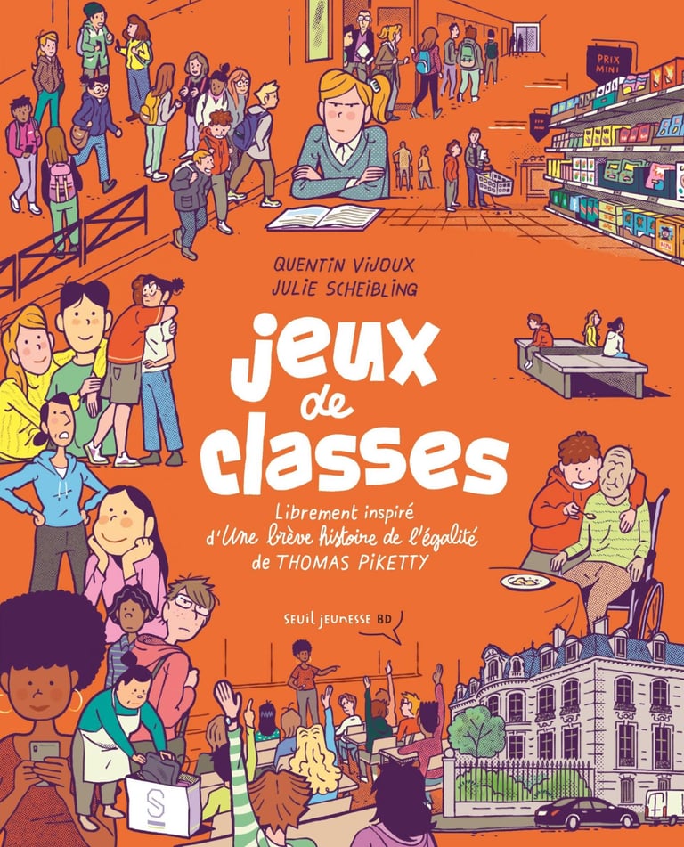 Première de couverture de la BD Jeux de classes