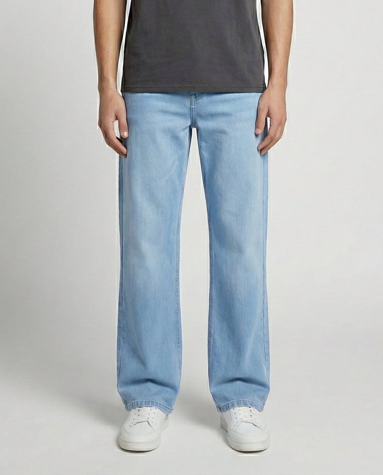 a man standing in front of a white wall