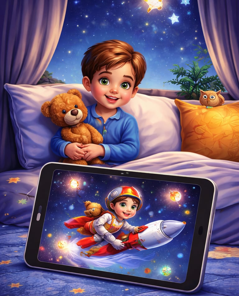 Colorful ebook for children