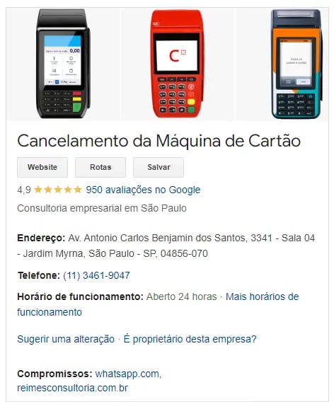 Google Meu Negocio Reimes