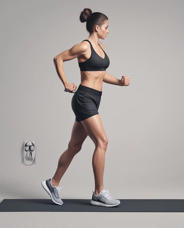 A vibrant gym scene with people lifting weights and using fitness equipment.