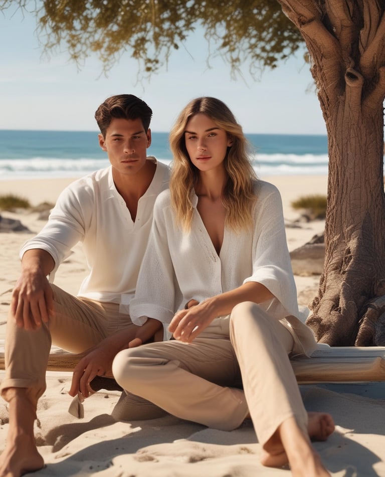 A cozy scene showing a couple wearing exclusive Valentine's Day themed t-shirts.