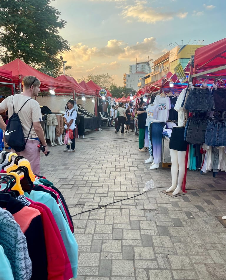 Nocny Market Wientian