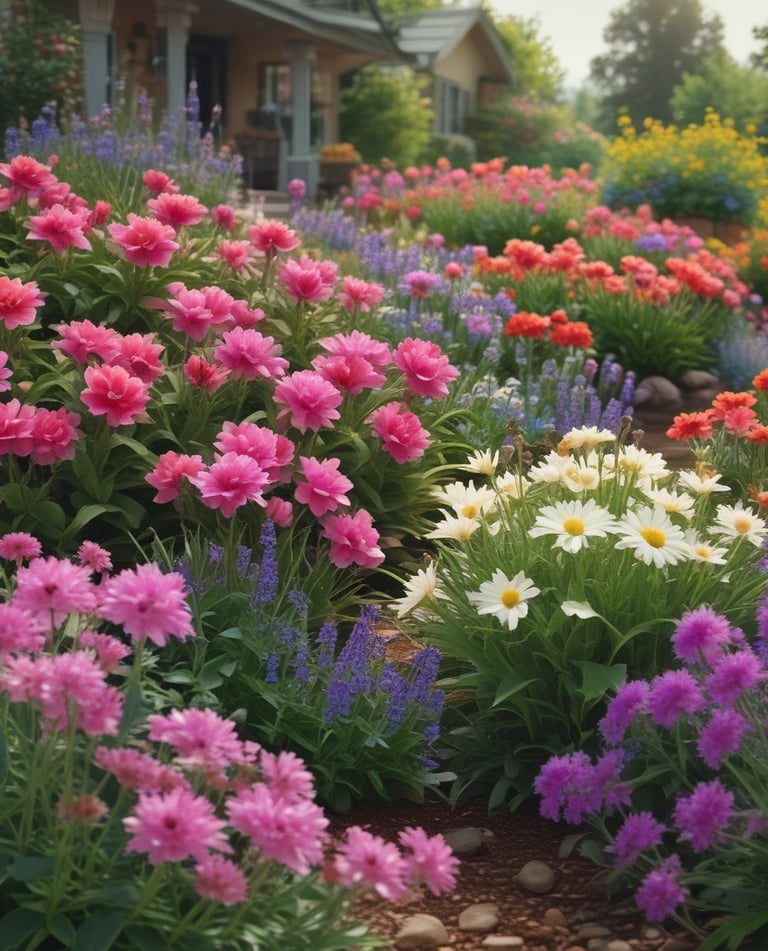 Several small green seedlings are planted in individual compartments of a black tray filled with rich, dark soil. The plants have delicate stems and thin, bright green leaves.