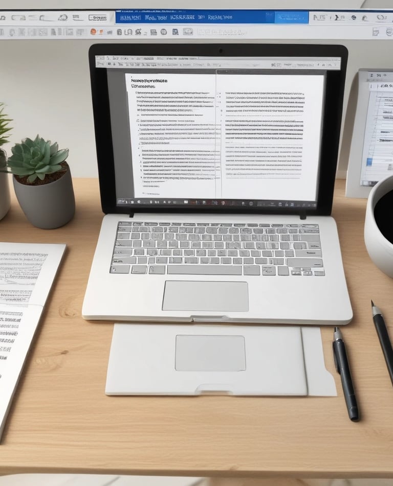 A vibrant collage of digital products including ebooks, website themes, and online course thumbnails displayed on a laptop screen.