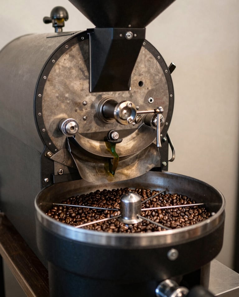 Elegant cup of freshly brewed ground coffee with steam rising