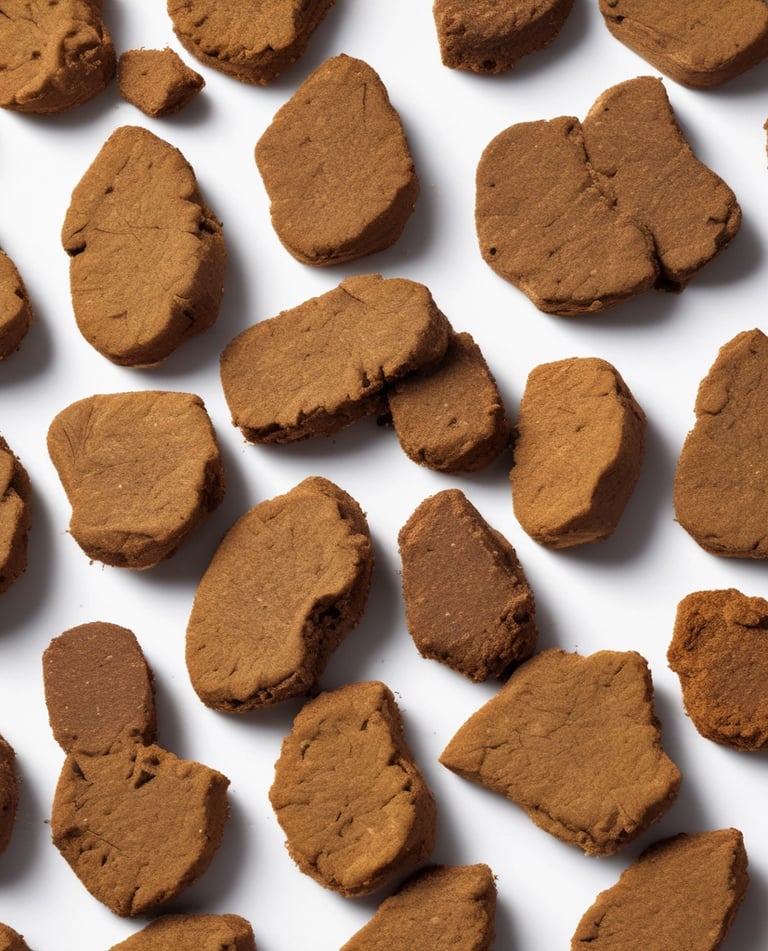 Smooth, golden hash blocks stacked neatly on a dark slate surface