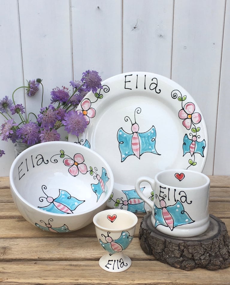 Hand painted Children's Dinner Set