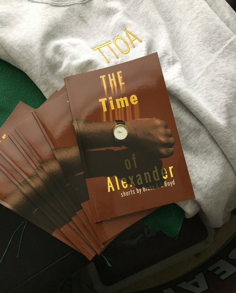 a book with a book cover and a book titled the time of the time plus limited edition TTOA merchandis