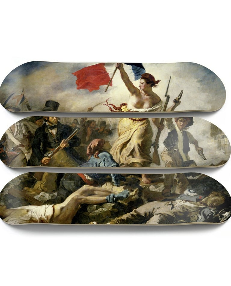 Skateboard pour décoration murale