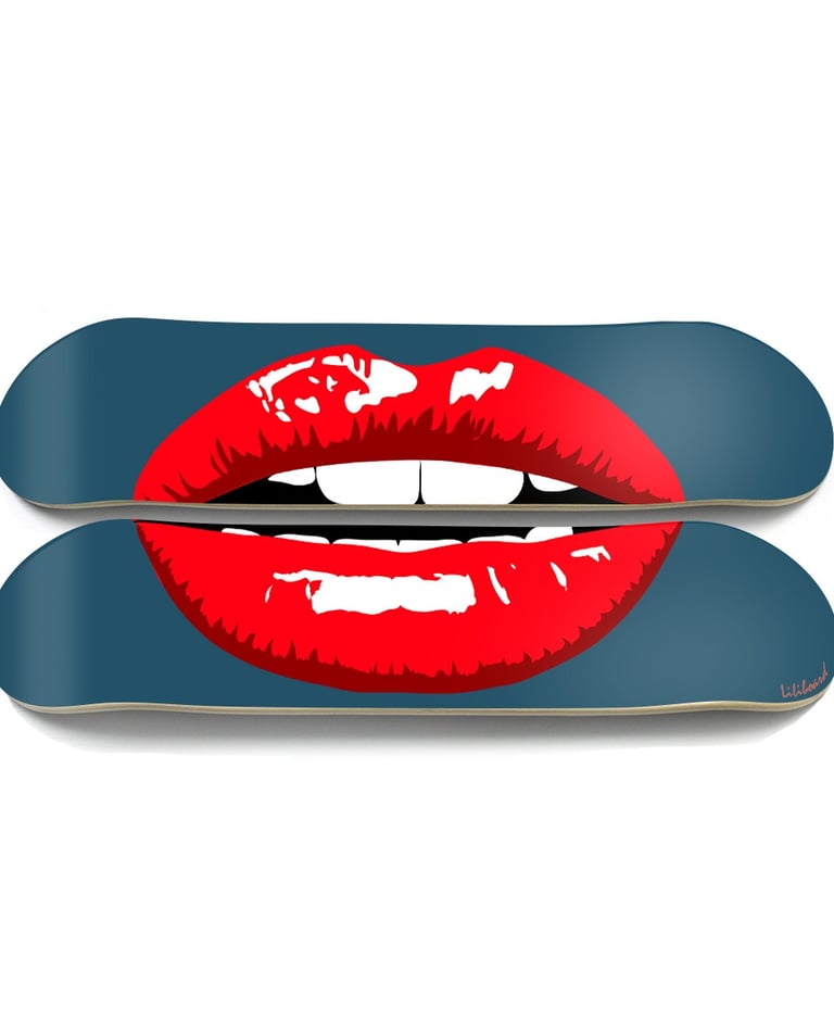 Diptyque LIPS décoration murale skates