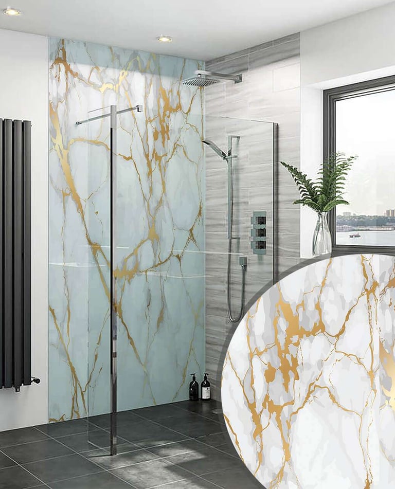 waterproof UV PVC marble wall panels for residential and commercial