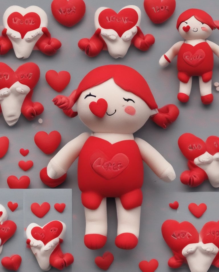 A close-up of the joy figure on an emomos music box.