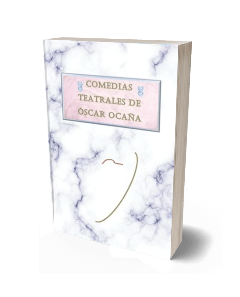 Portada del libro de antología de teatro 'Comedias Teatrales de Óscar Ocaña'