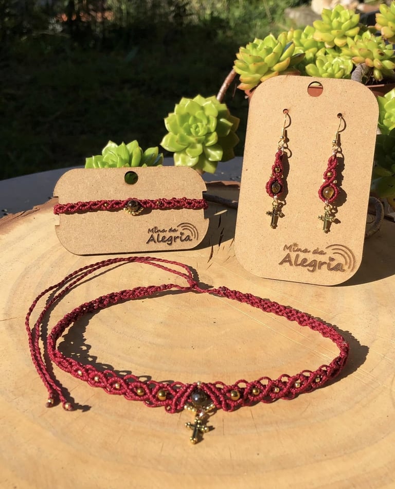 Web construction Maroon set