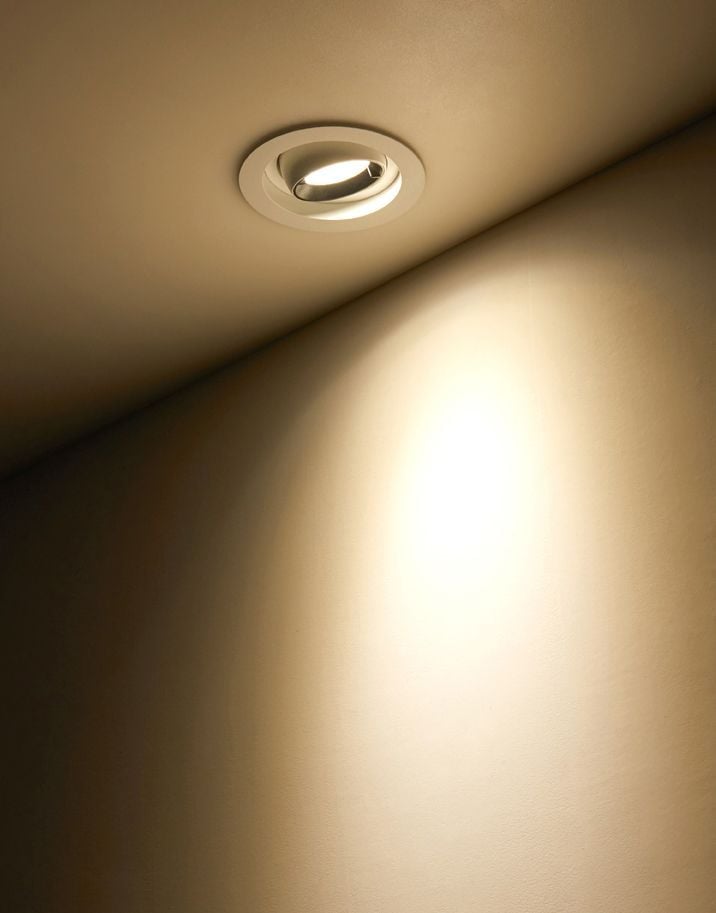 Premium anti-glare architectural downlighter for luxury ceiling design