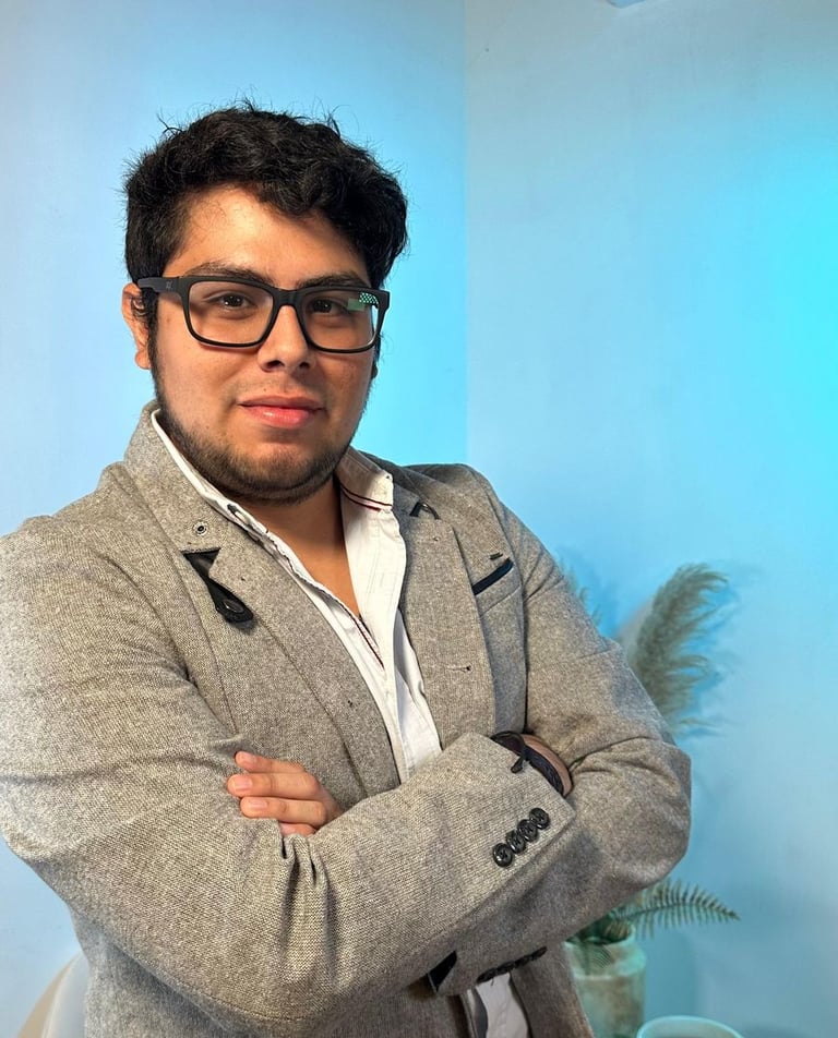 Professional psychologist smiling for a photo in formal wear