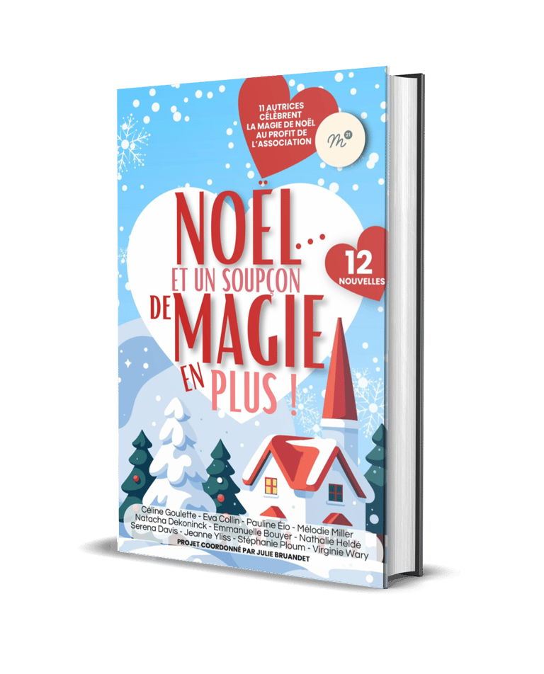 Mockup Noelël et un soupçon de magie en plus, recueil de nouvelles engagées - Nathalie Heldé.