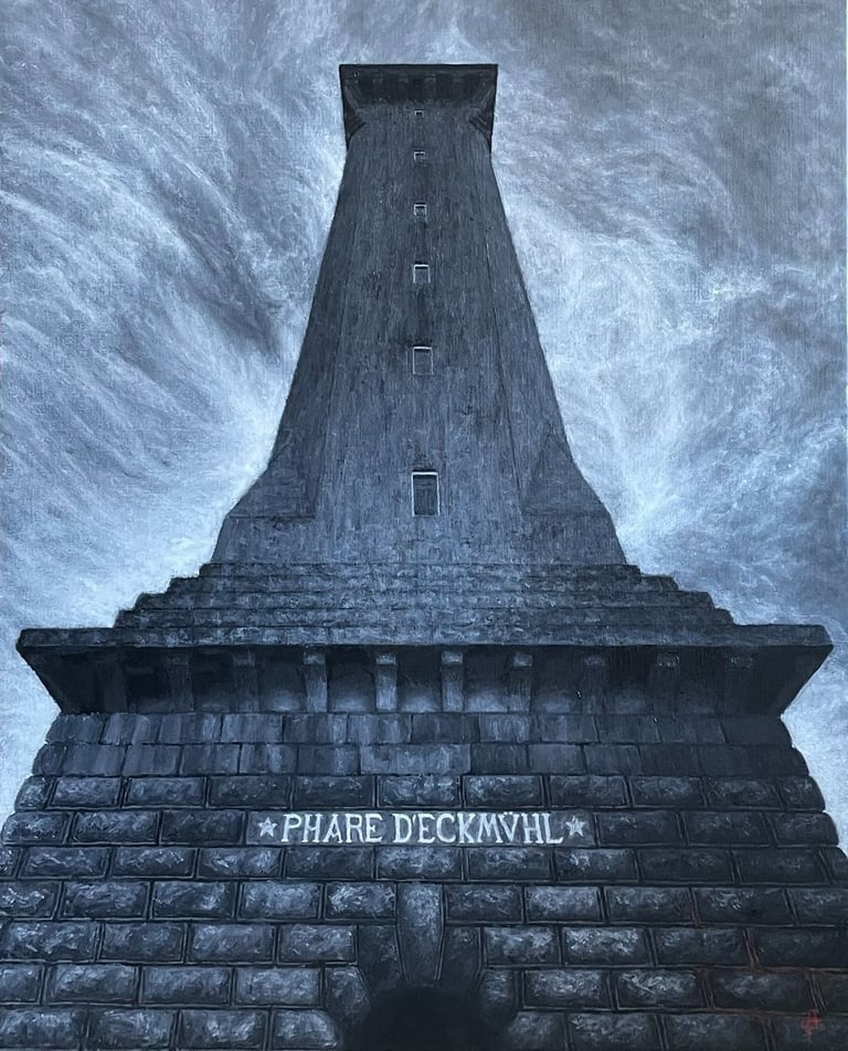 Tableau à l'huile - Protégez-nous