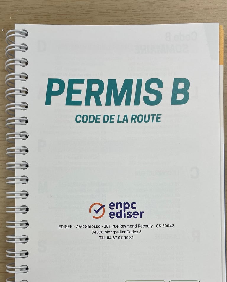 carnet enpc eider permis b code de la route