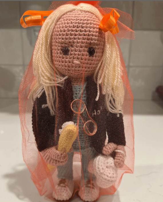 Custom made personalized amigurumi dolls