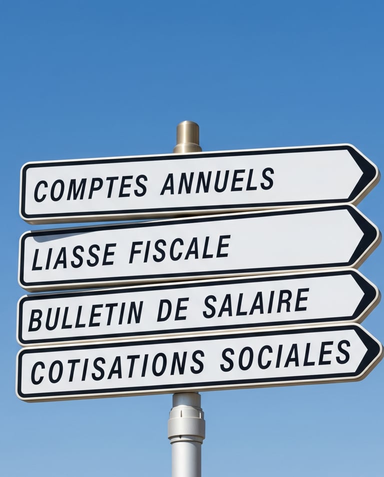 panneaux montrant les différentes obligations légales