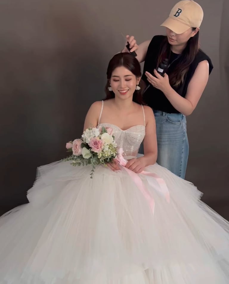 香港婚禮新娘化妝師跟妝