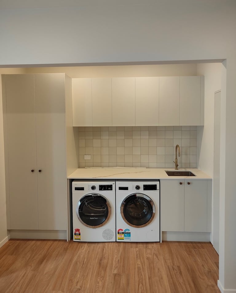 Custom Laundry cabinets