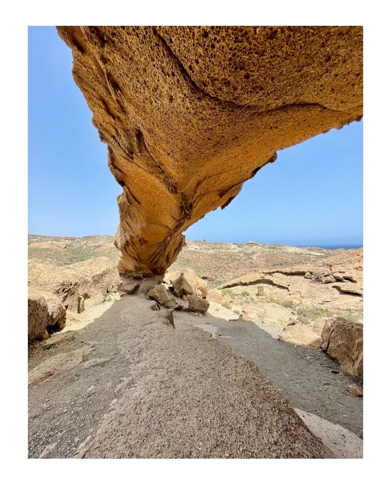 Arco De Tajao Natural rock Formation with the shape of an arch