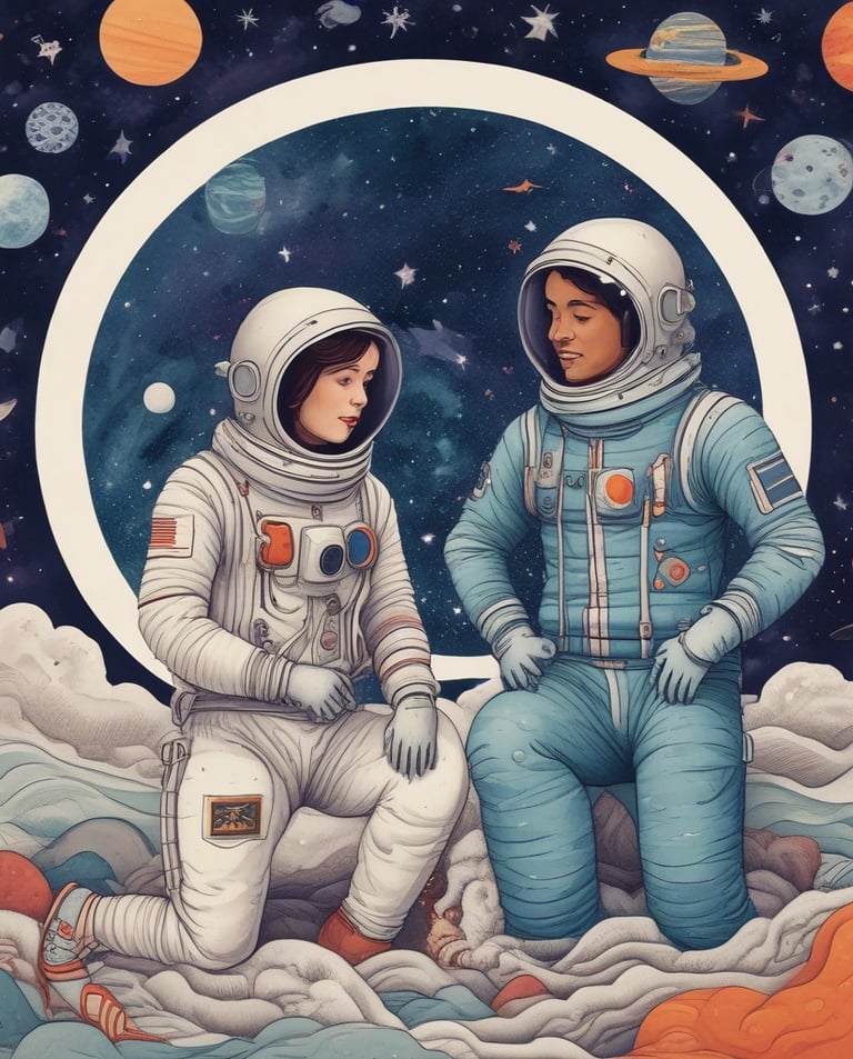 A colorful display of taco-themed t-shirts with playful and festive graphics.