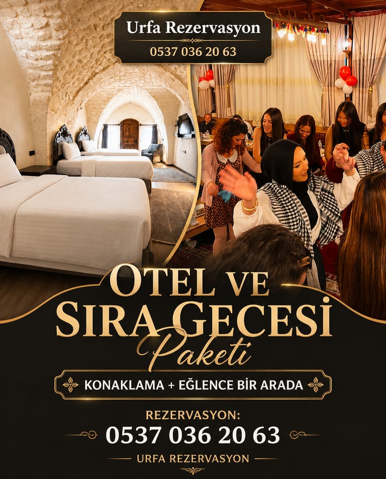 Urfa Rezervasyon | 0537 036 20 63