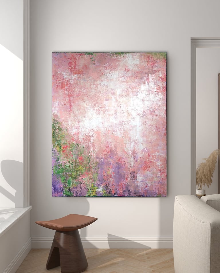 "Pink Vision" 60x48 Pensacola home studio