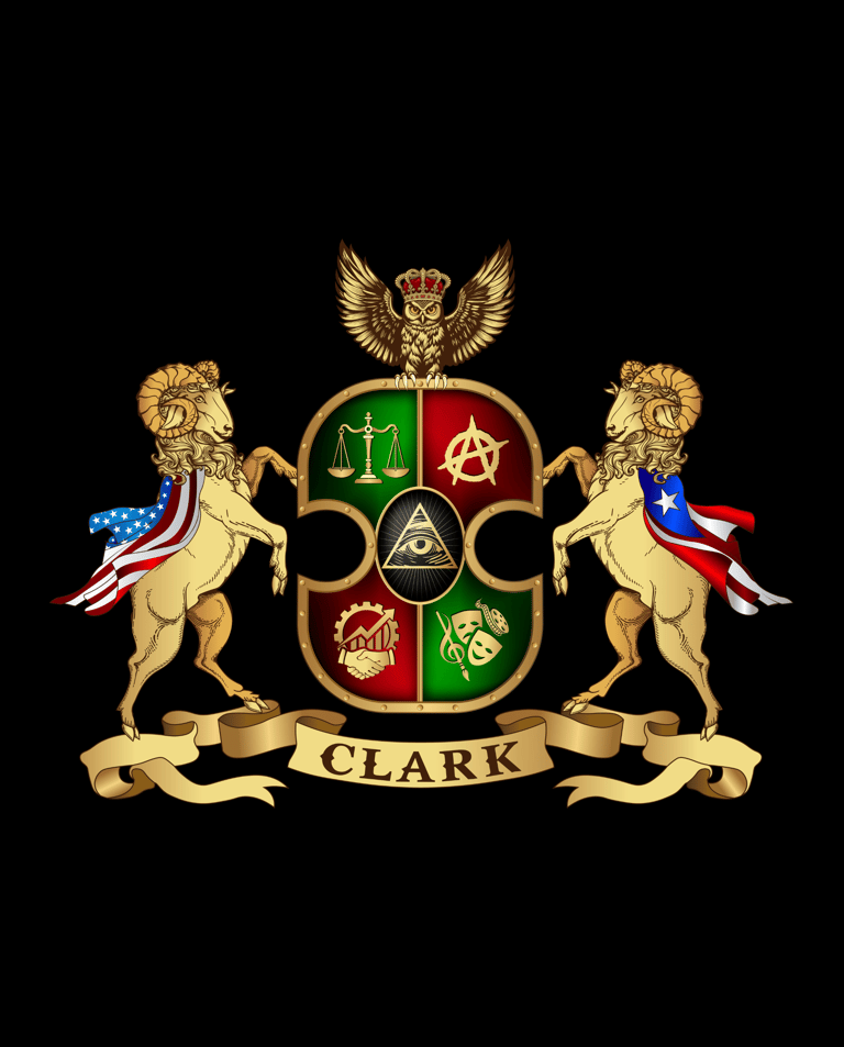 clark family crest by brian j clark clark legacy music and media publishing