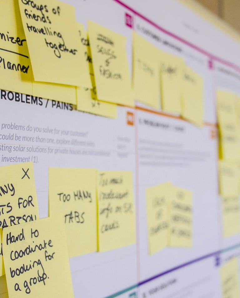 photo de moodboard de travail