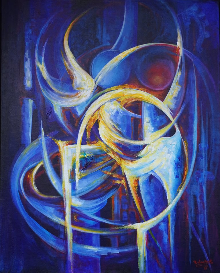 Renaissance,  2016 Acrylic on Canvas,  24 W x 30 H x 1.2 D in  