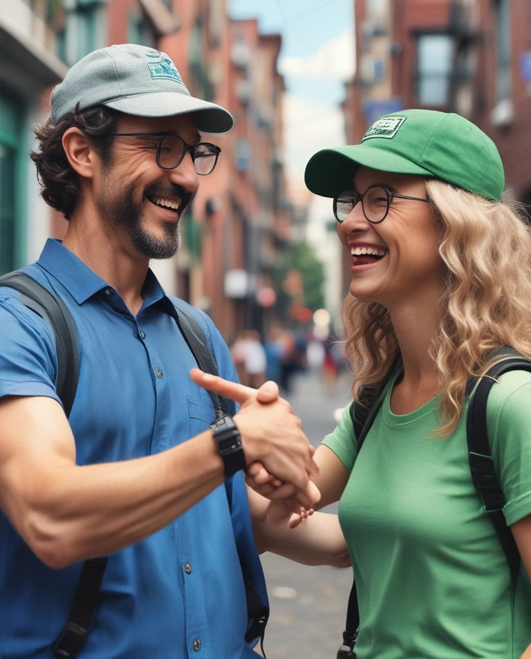 A professional middle-aged man smiling confidently in an office setting surrounded by real estate paperwork.