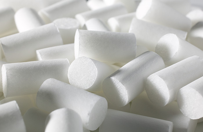 Filtros para tabaco apilados