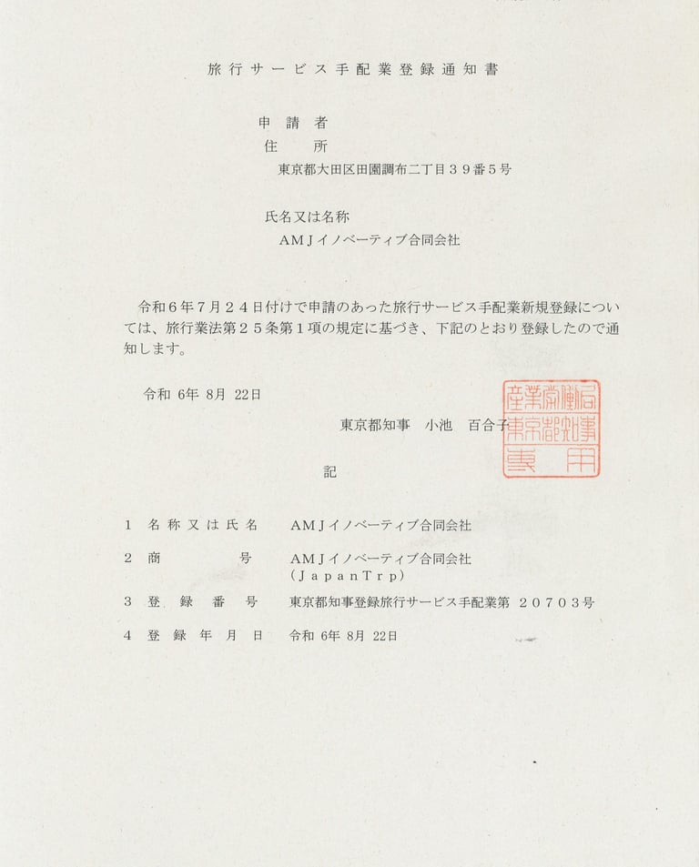 AMJイノベーティブ合同会社 （JapanTrp）