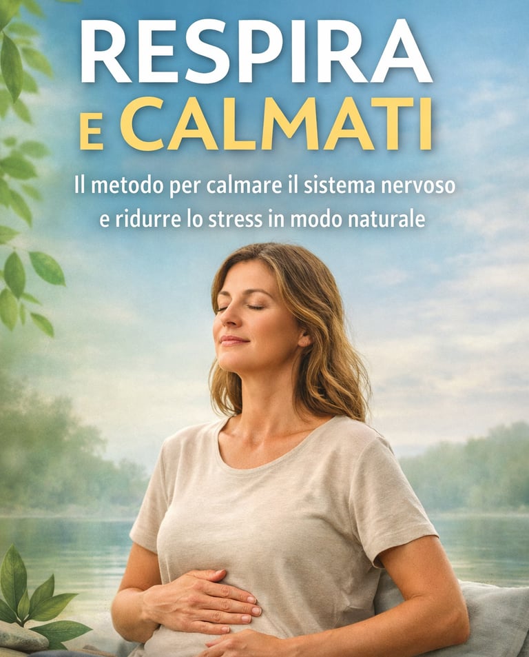 Scopri come la respirazione addominale calma il sistema nervoso. Metodo naturale e pratico per ridur