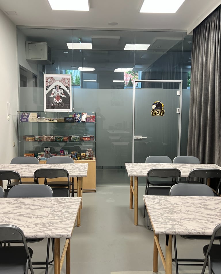 The play area in Crow's Nest TCG
