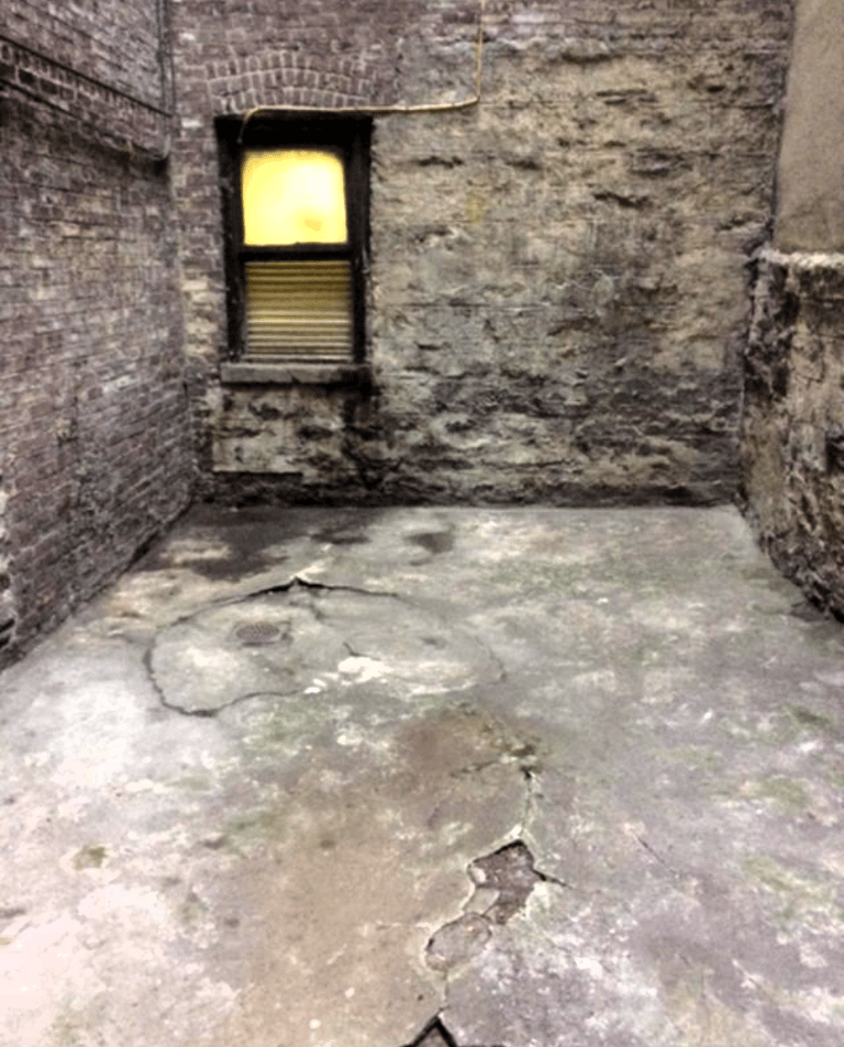 Demolition and cement work