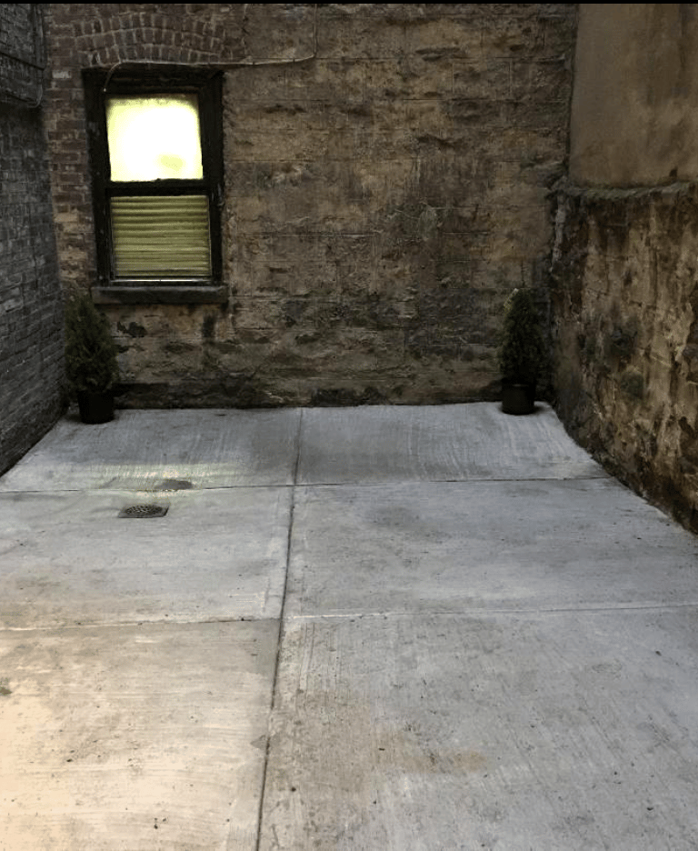 Demolition and cement work