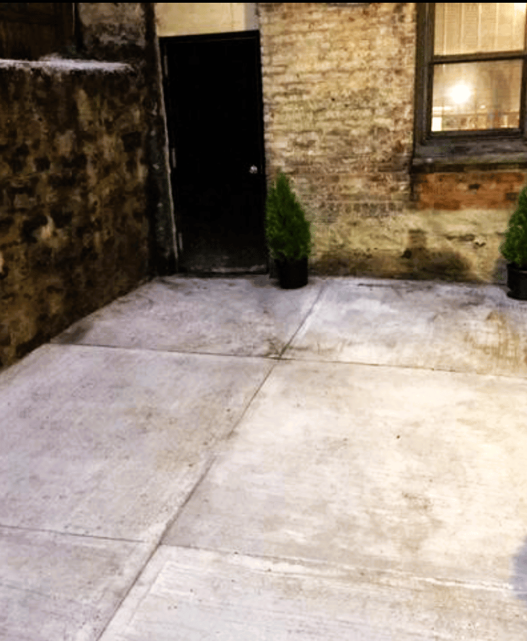 Demolition and cement work